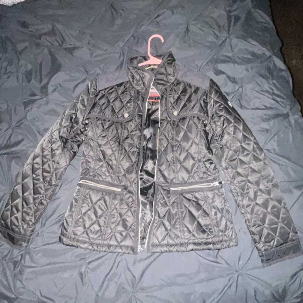 Black Quilted Vince Camuto Jacket